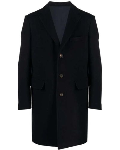 Eleventy Coats > single-breasted coats - Noir