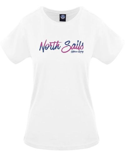 North Sails T-shirts - Weiß