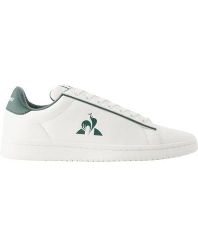 Le Coq Sportif Sneakers casual in pelle bianca per - Bianco