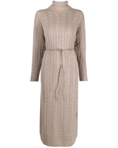 Peserico Knitted Dresses - Natural