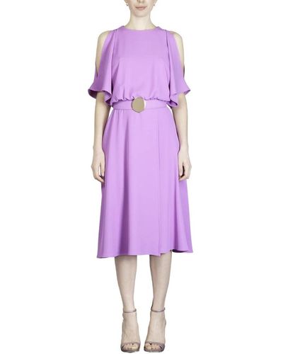 SIMONA CORSELLINI Midi Dresses - Purple