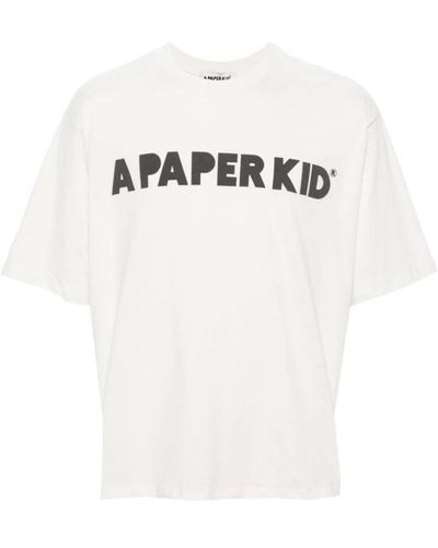 A PAPER KID S4pkuath009 t-shirt - Bianco