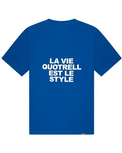 Quotrell Tops > t-shirts - Bleu