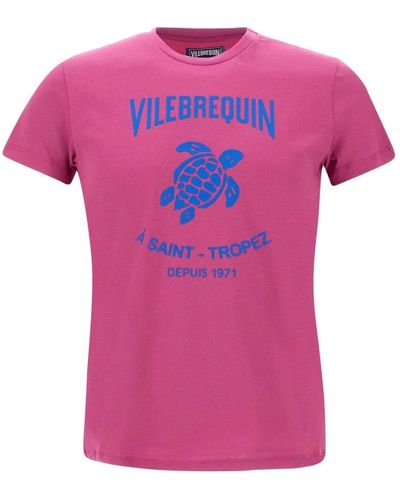 Vilebrequin T-Shirts - Pink