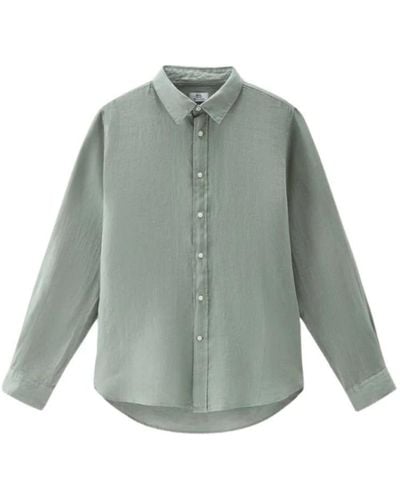 Woolrich Casual Shirts - Grey