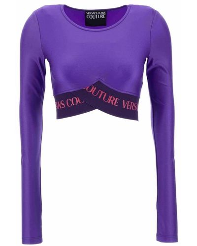 Versace Jeans Couture Long sleeve tops - Morado