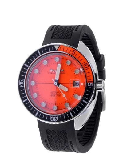 Bulova Oceanographer 41mm orologio subacqueo automatico - Rosso