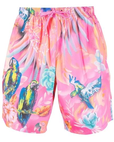 Moschino Ss22 polyester trunks - Rosa