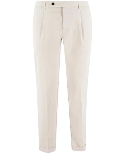 Berwich Slim-Fit Trousers - White