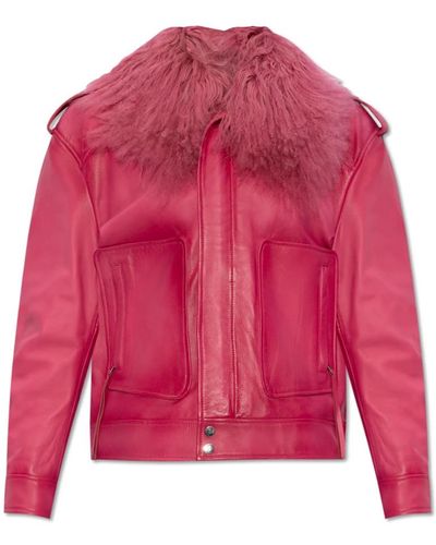 Blumarine Jackets > leather jackets - Rose