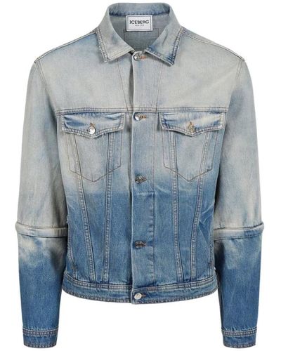 Iceberg Jackets > denim jackets - Bleu