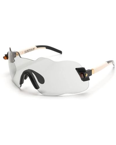 Kuboraum Eleganti occhiali da sole oversize-frame - Metallizzato