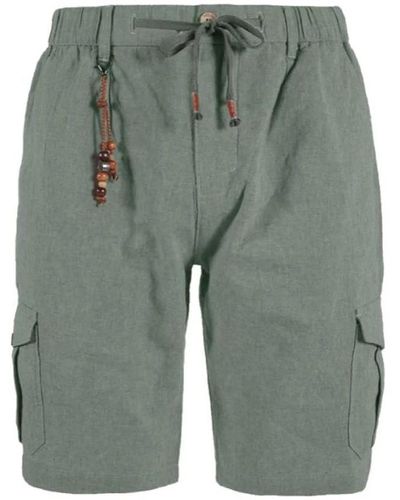 Yes-Zee Casual shorts - Grigio