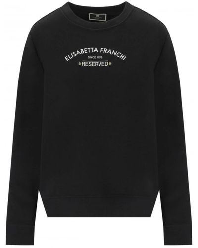 Elisabetta Franchi Sweatshirts & hoodies > sweatshirts - Noir
