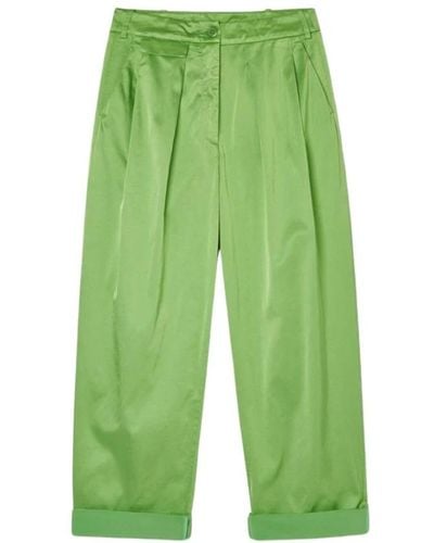 Momoní Straight Trousers - Green