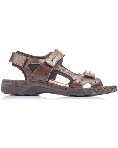 Rieker Flat sandals - Marrone