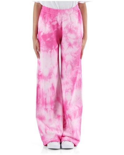 Replay Wide Trousers - Pink