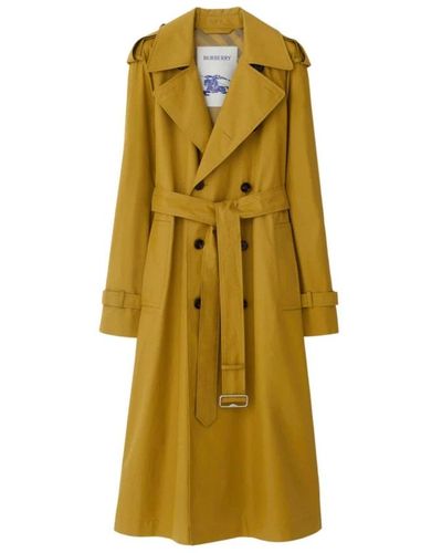 Burberry Trench Coats - Yellow