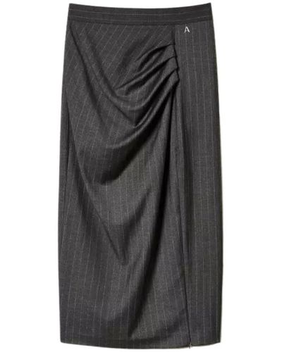 Twin Set Midi Skirts - Grey