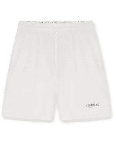 Represent Club mesh shorts - Weiß