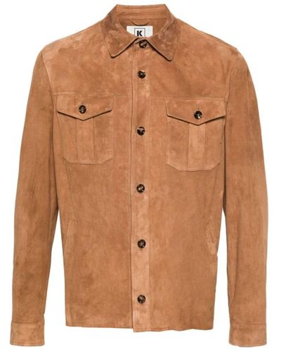 KIRED Leather Jackets - Brown