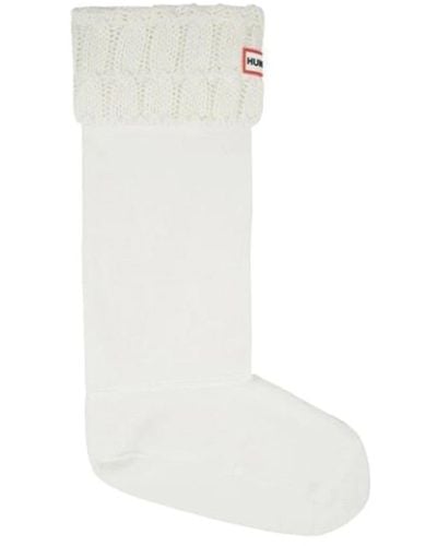 HUNTER Socks - White