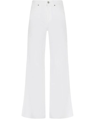 7 For All Mankind Wide trousers 7 for all kind - Weiß