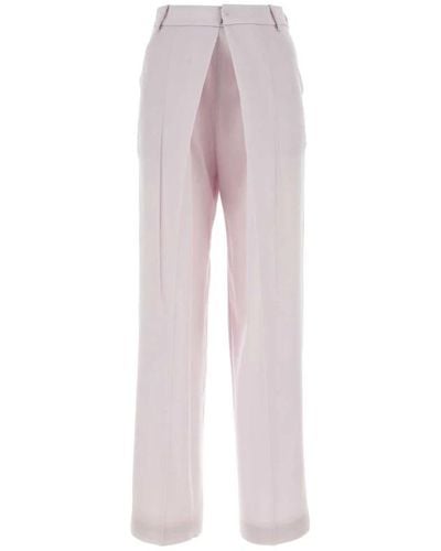 Low Classic Trousers > straight trousers - Rose
