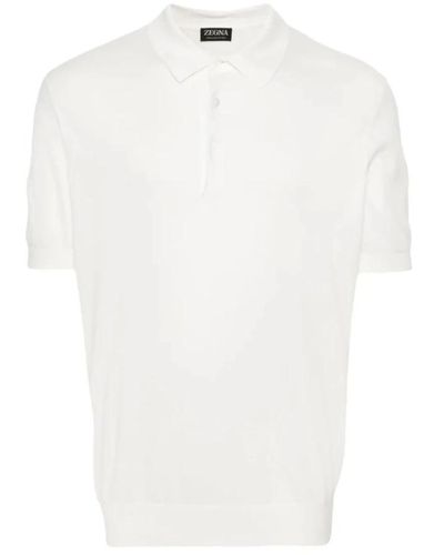 Zegna 001c polo shirt - Weiß