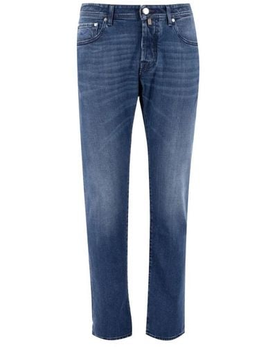 Jacob Cohen Slim-Fit Stretch Denim Jeans - Blau