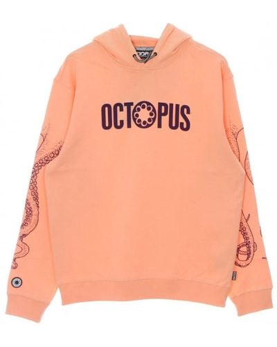 Octopus Kapuzenpullover - Orange