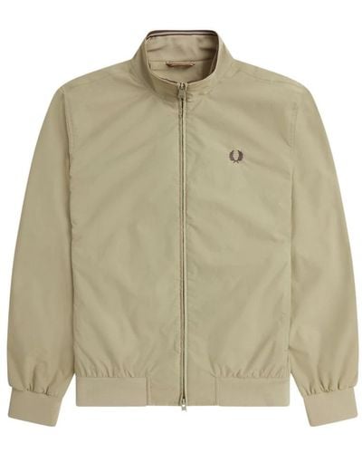 Fred Perry Light Jackets - Green