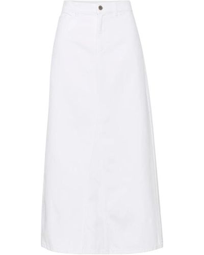 Gestuz Midi skirts - Weiß