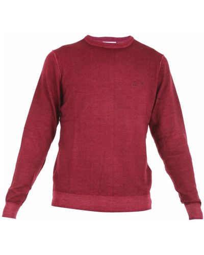 Sun 68 Knitwear > round-neck knitwear - Rouge