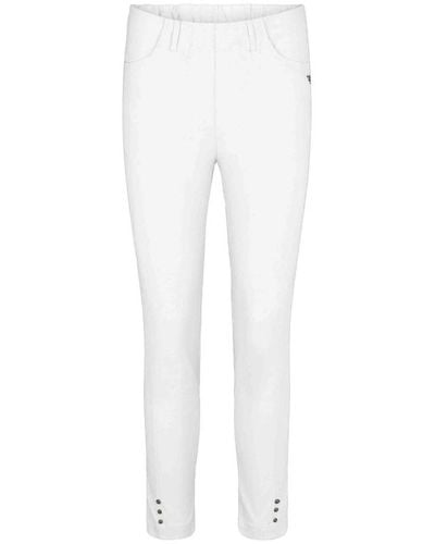 LauRie Cropped Pants - White