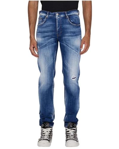 John Richmond Jeans > slim-fit jeans - Bleu