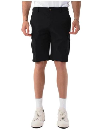 Rrd Cargo bermuda shorts mit verstecktem verschluss - Schwarz