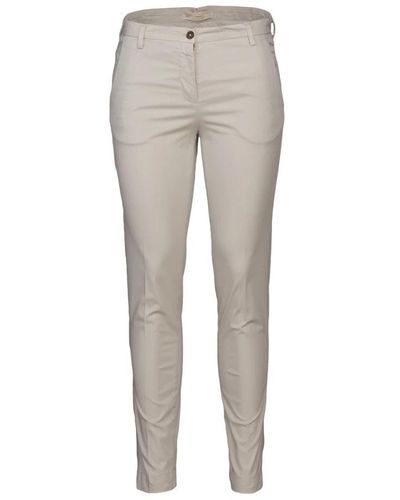 BRIGLIA Slim-fit trousers - Grau