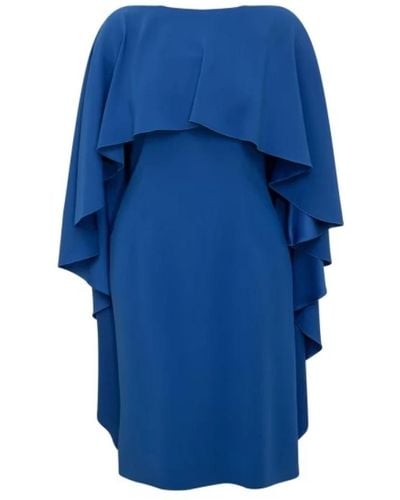 Alberta Ferretti Elegante vestito blu elettrico