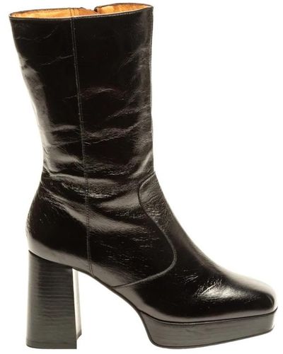 Ángel Alarcón Heeled Boots - Black