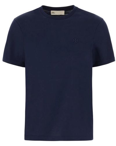 Tory Burch Lässiges baumwoll-t-shirt für männer - Blau