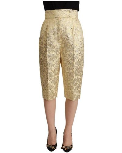 Dolce & Gabbana Long Shorts - Natural