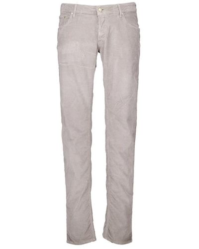 Hand Picked Jeans > slim-fit jeans - Gris