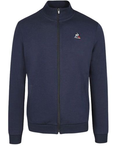 Le Coq Sportif Sweatshirt mit reißverschluss - Blau