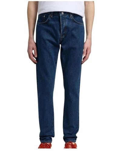 Edwin Jeans slim tapered giapponesi - Blu