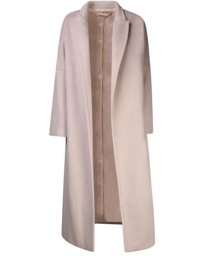 Blanca Vita Single-Breasted Coats - Brown