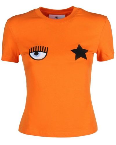 Chiara Ferragni T-shirt - Naranja