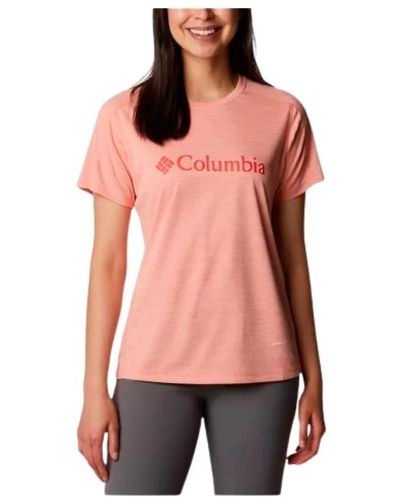 Columbia Camiseta de mujer - Rojo