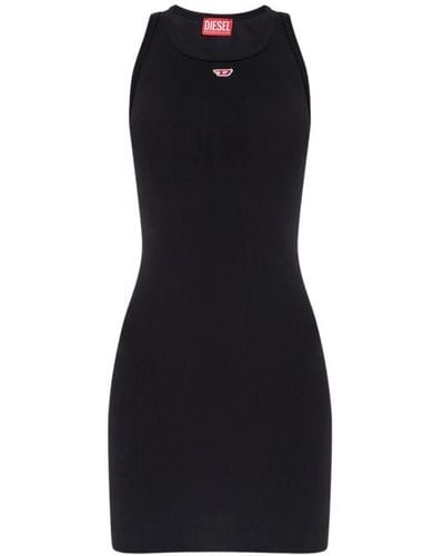 DIESEL 'd-tank' sleeveless dress - Noir