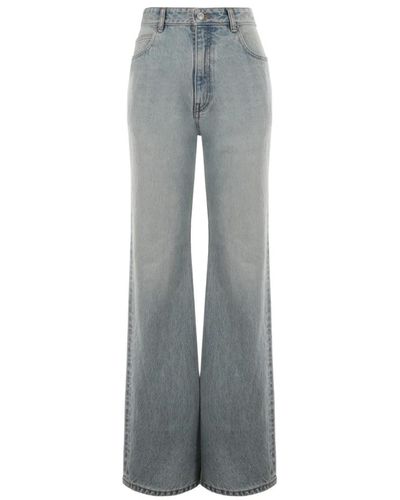 Balenciaga Jeans,hellblaue high-waist wide leg jeans - Grau